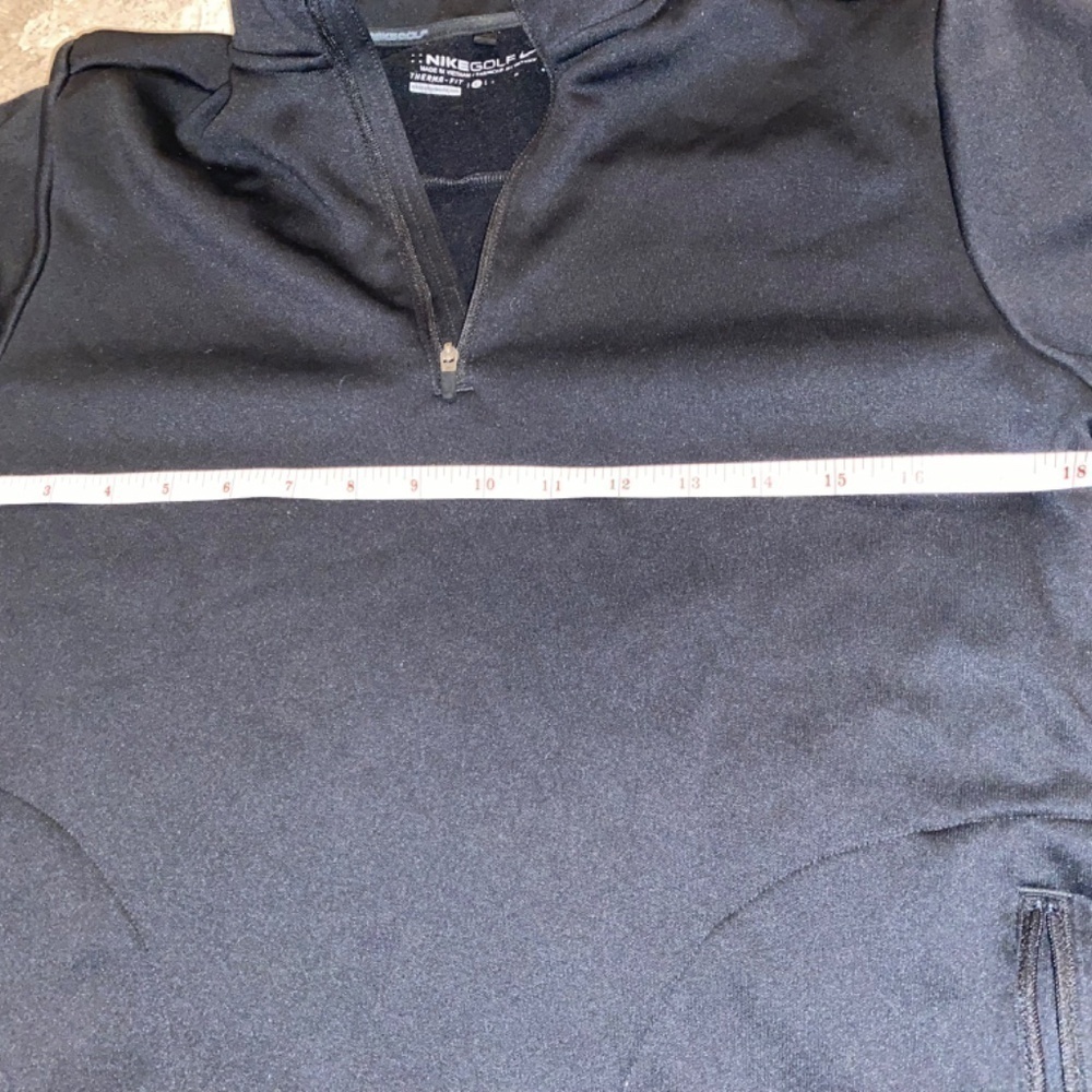 🎉Nike Golf Kids Size Large Black Quarter Zip Therma Fit Jacket - Picture 2 of 8
